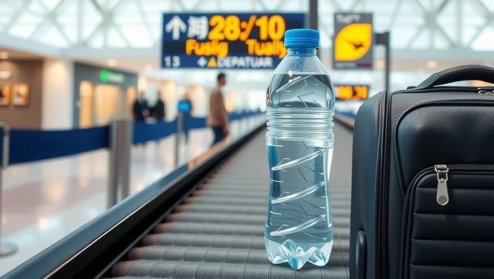 Får man ta med en tom vattenflaska på flyget