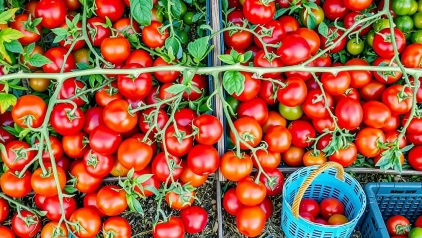 Hundra och tusen tomater på min tomt