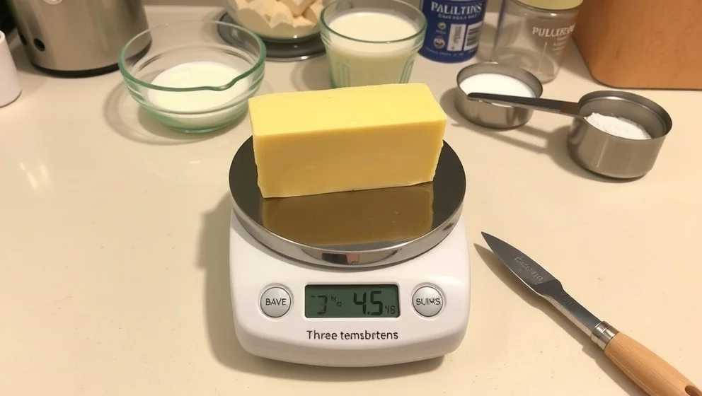 Hur många gram är 3 msk smör